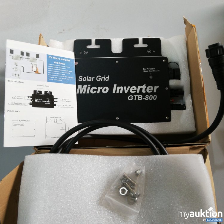 Artikel Nr. 722223: Solar Grid Micro Inverter GTB800