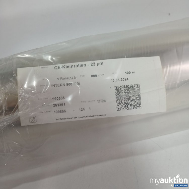 Artikel Nr. 808223 Artikel Nr. 808223: CE Kleinrolle 800mm 100m