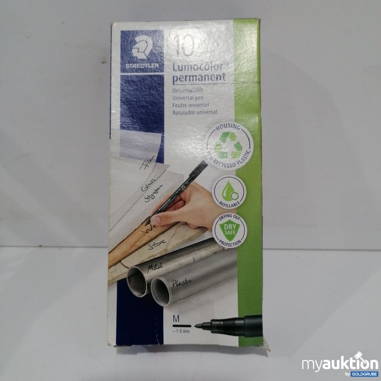 Artikel Nr. 850223: Staedtler Lumocolor Permanent Universalstift rot, 10 Stk, Gr. M