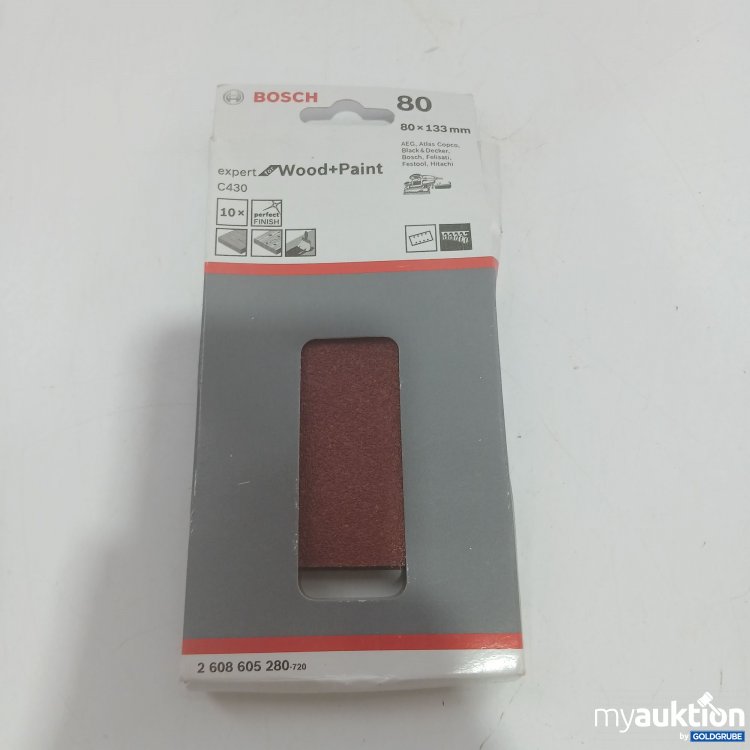 Artikel Nr. 852223: Bosch Expert Wood+Paint 80 80x133mm C430 10 Stück 