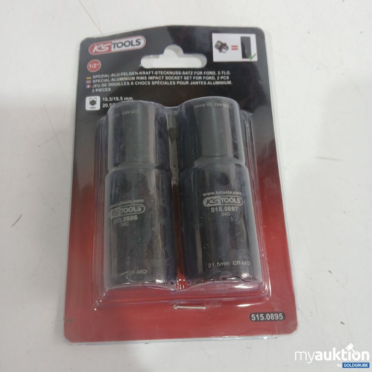 Artikel Nr. 894223: KS Tools Spezial-Alu Felgen Kraft Stecknuss Satz für Ford 2tlg. 515.0895 