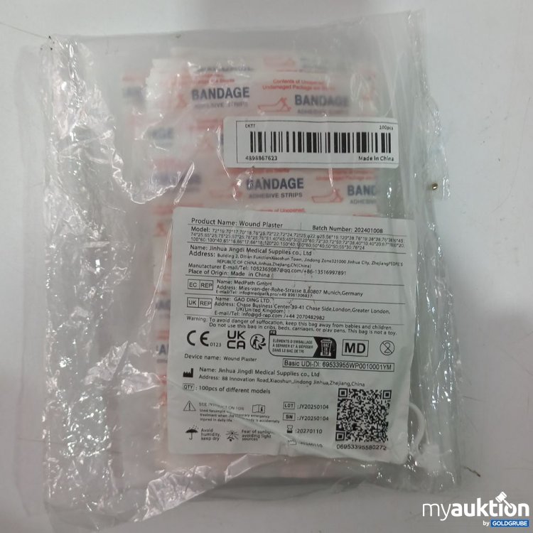 Artikel Nr. 917223: Wundpflaster,  100 Stk. MHD 2027