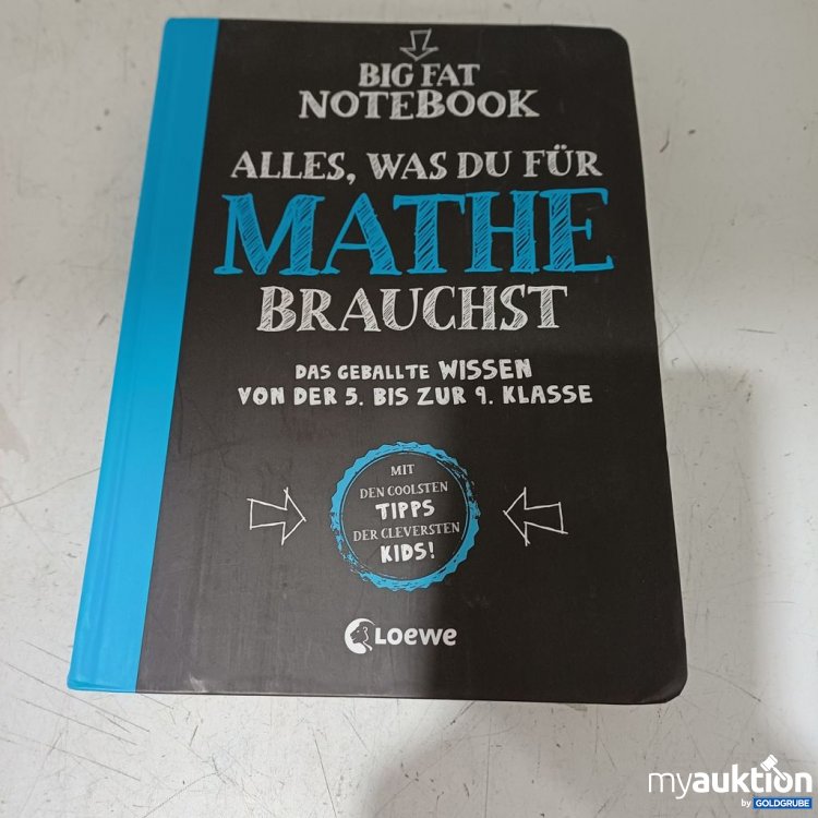 Artikel Nr. 957223: Big Fat Notebook Alles, was du für Mathe brauchst