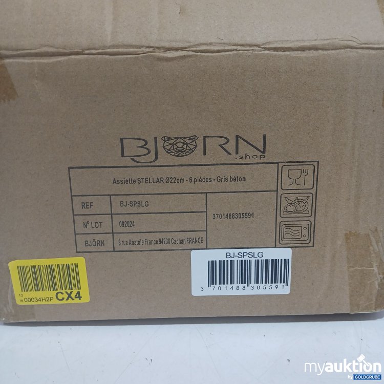 Artikel Nr. 972223: Björn Assiette Stellar ø22cm 6Stk beton 