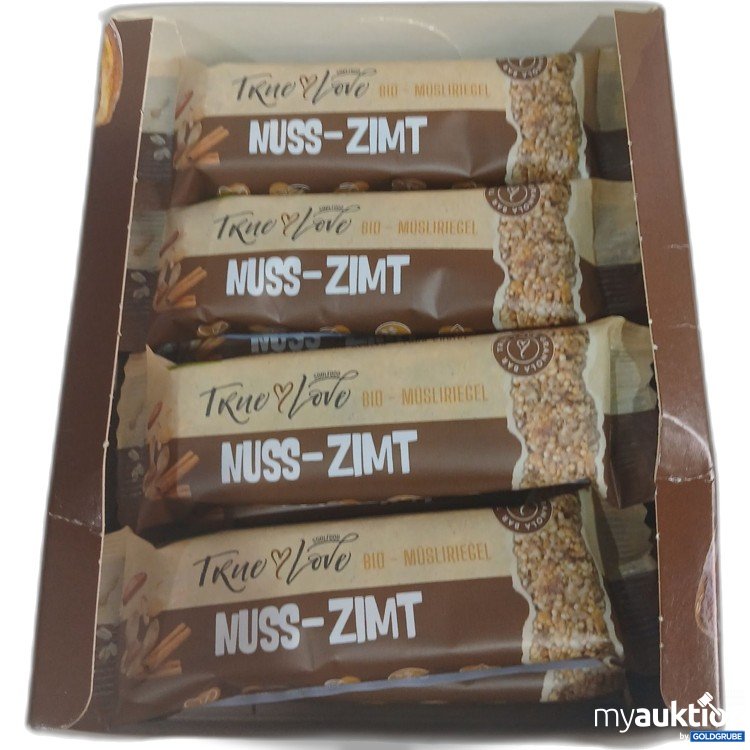 Artikel Nr. 979223: True Love Bio Müsliriegel Nuss Zimt 12x34g