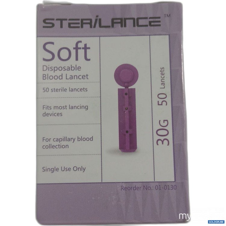 Artikel Nr. 989223 Artikel Nr. 989223: Sterilance Soft Disposable Blood Lancets 50Stk