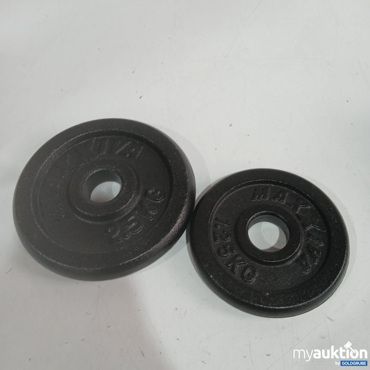Artikel Nr. 443224: Maxxiva Hantel Gewichte 1x 2,5kg 1x 1,25kg 