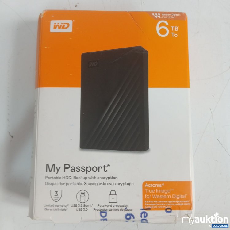 Artikel Nr. 444224 Artikel Nr. 444224: WD My Passport 6TB