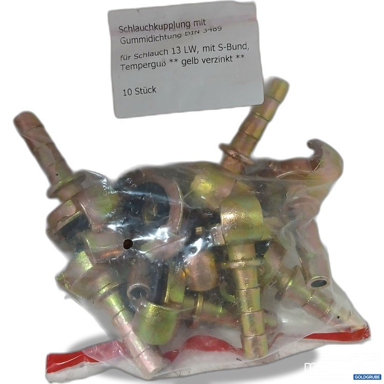 Artikel Nr. 447224 Artikel Nr. 447224: Schlauchkupplung mit Gummidichtung DIN 3489 10stk