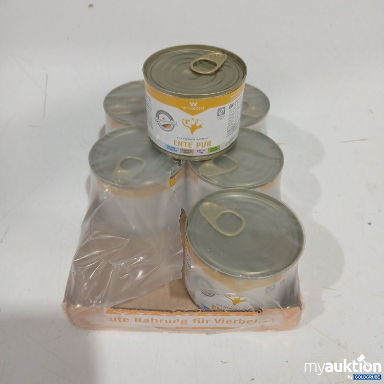Artikel Nr. 463224: Vet Concept Hundefutter Ente Pur 6x200g 