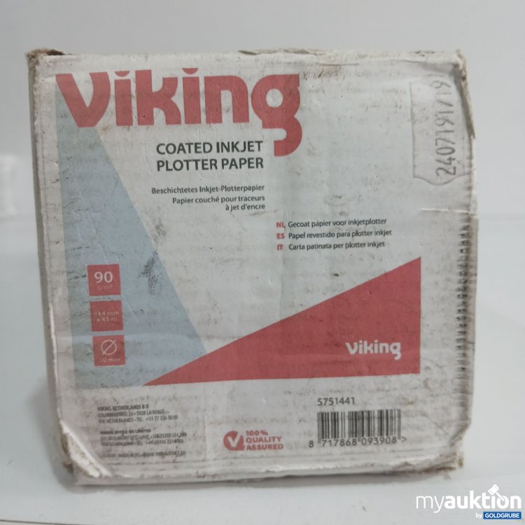 Artikel Nr. 519224 Artikel Nr. 519224: Viking Coated Inkjet Plotter Paper 914mmx45m