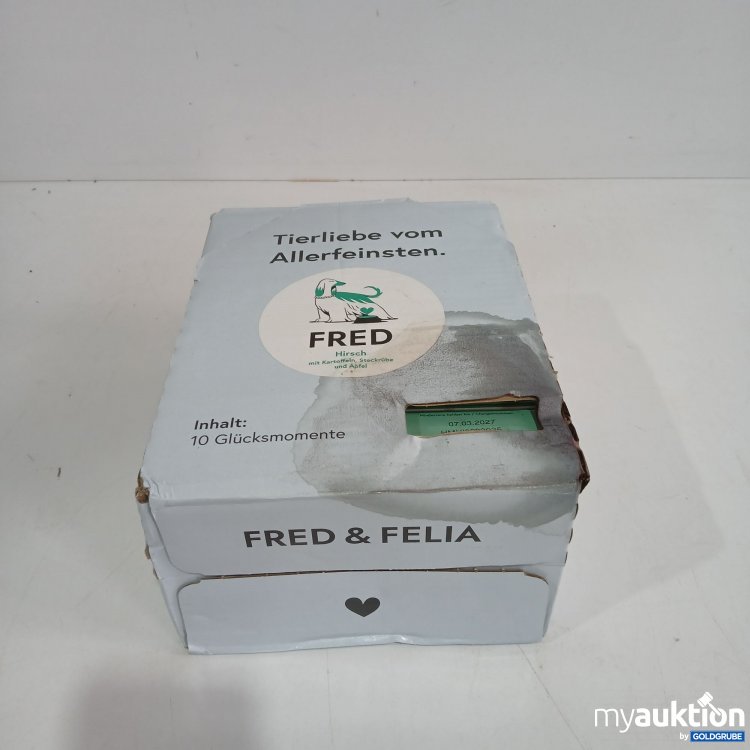Artikel Nr. 809224: Fred & Felia Hundefutter Hirsch 10x390g