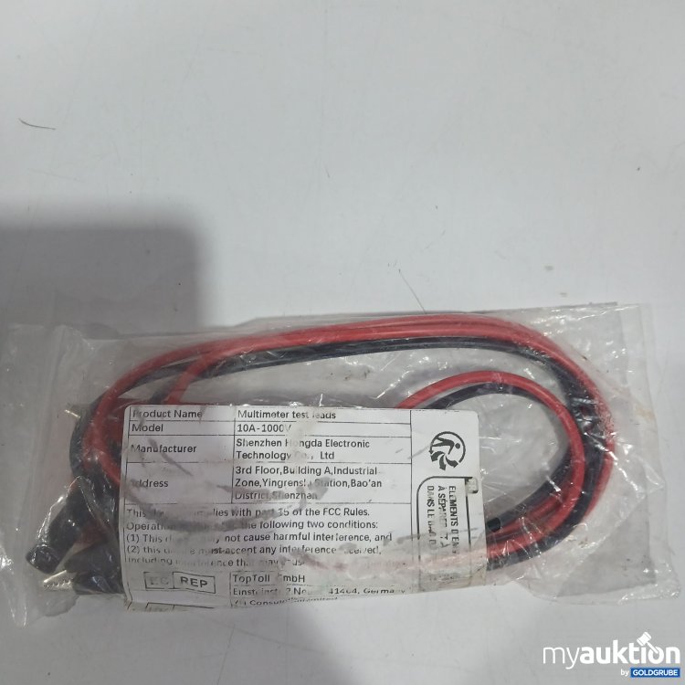 Artikel Nr. 848224 Artikel Nr. 848224: Multimeter test leads