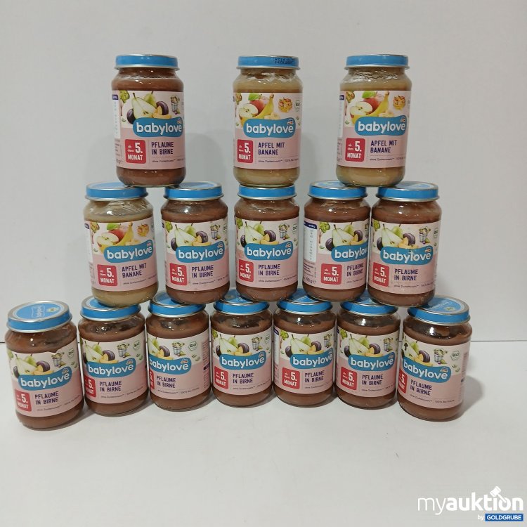 Artikel Nr. 854224 Artikel Nr. 854224: Babylove Gläschen diverse Sorten 15x190g