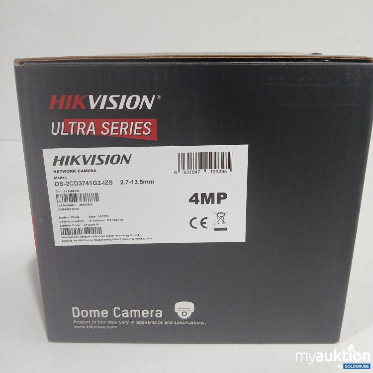 Artikel Nr. 865224 Artikel Nr. 865224: HIK Vision Network Camera Ultra Series DS-2CD374G2-IZS