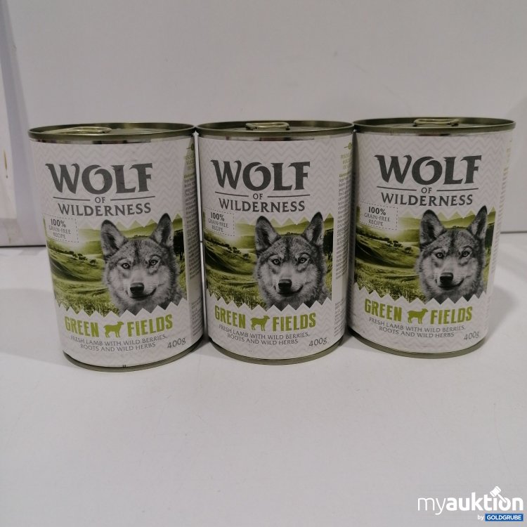 Artikel Nr. 875224 Artikel Nr. 875224: Wolf of Wilderness 3×400g Green Fields