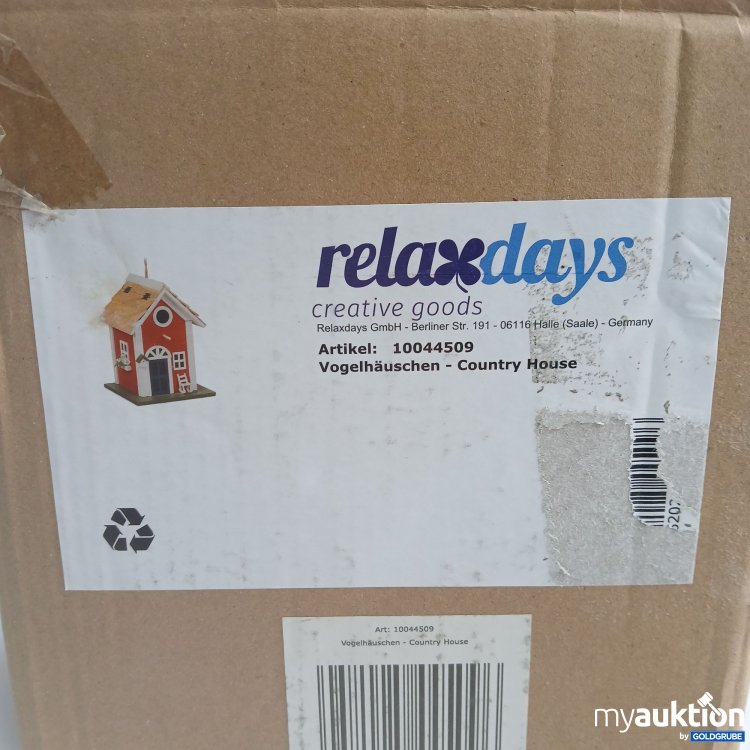 Artikel Nr. 964224: Relaxdays Creative goods Vogelhäuschen 10044509 