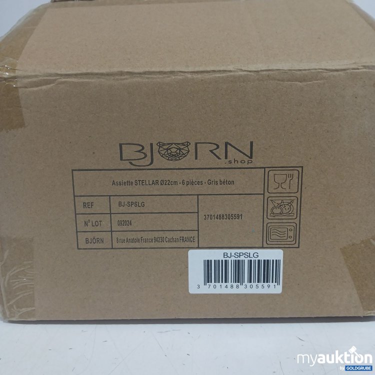 Artikel Nr. 972224: Björn Assiette Stellar ø22cm 6Stk Gris beton 
