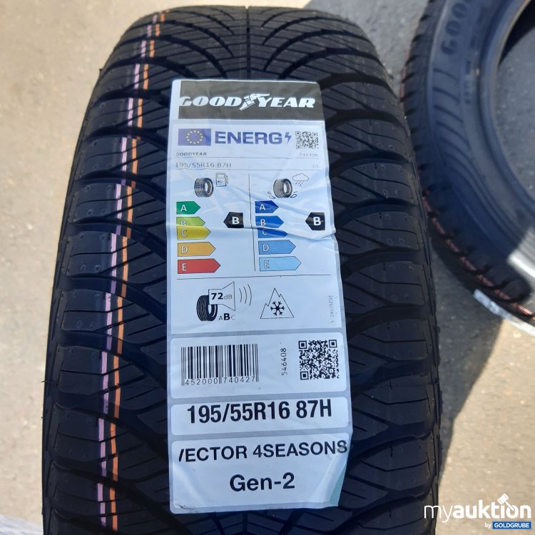 Artikel Nr. 439225 Artikel Nr. 439225: GoodYear Vector 4Seasons Gen-2 195/55R16 87H 2 Stück