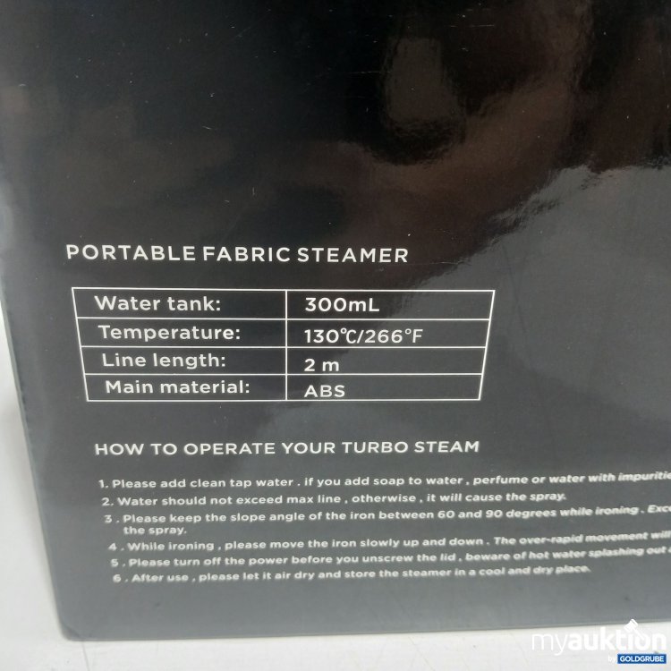 Artikel Nr. 445225 Artikel Nr. 445225: Hand Steamer
