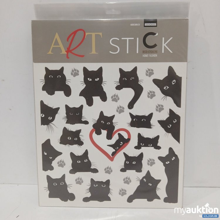 Artikel Nr. 470225 Artikel Nr. 470225: AG Design Art Stick Dekorative Aufkleber Katzen