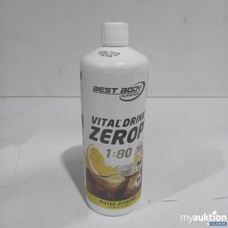 Artikel Nr. 477225: Best Body Nutrition Vital Drink Zero Eistee-Zitrone 1L