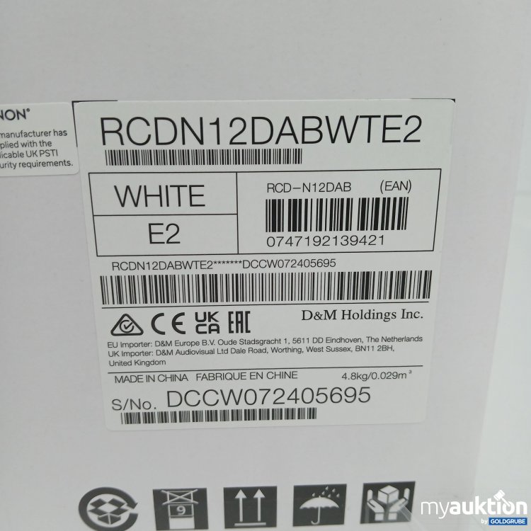 Artikel Nr. 816225 Artikel Nr. 816225: Denon RCD-N12DAB Network CD Receiver