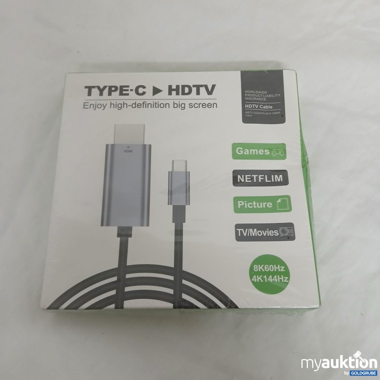 Artikel Nr. 817225 Artikel Nr. 817225: Type-C HDTV Cable