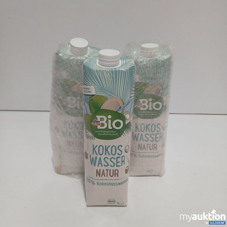 Artikel Nr. 861225: Bio Kokoswasser Natur 3x1l