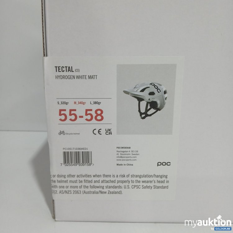 Artikel Nr. 865225: Poc Tectal Hydrogen White Mat Fahrrad Helm 