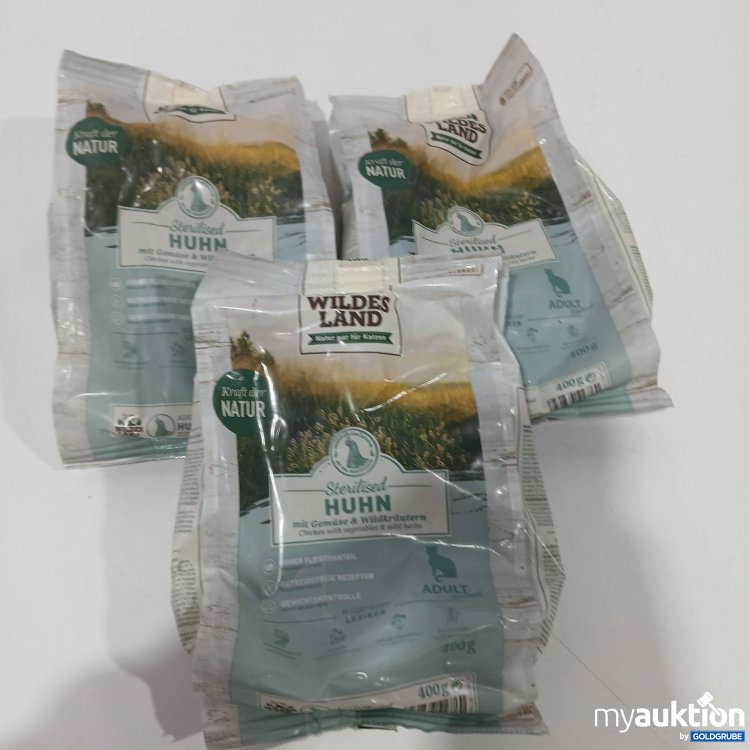 Artikel Nr. 867225: Wildes Land Sterilised Huhn 3x400g 