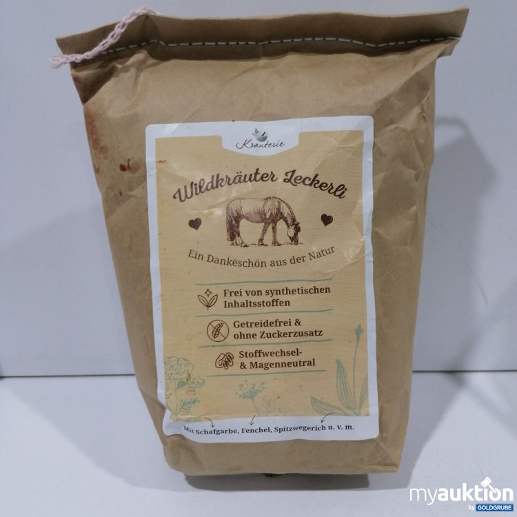 Artikel Nr. 875225: Wildkräuter Leckerli Pferde 1kg