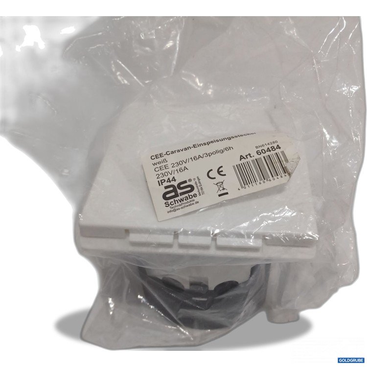 Artikel Nr. 883225 Artikel Nr. 883225: As Schwabe CEE-Caravan Einspeisungsstecker weiß 60484