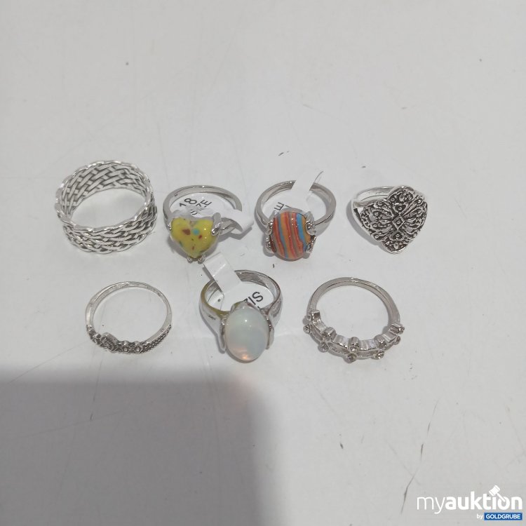 Artikel Nr. 911225: Diverse Ringe 7 Stück 