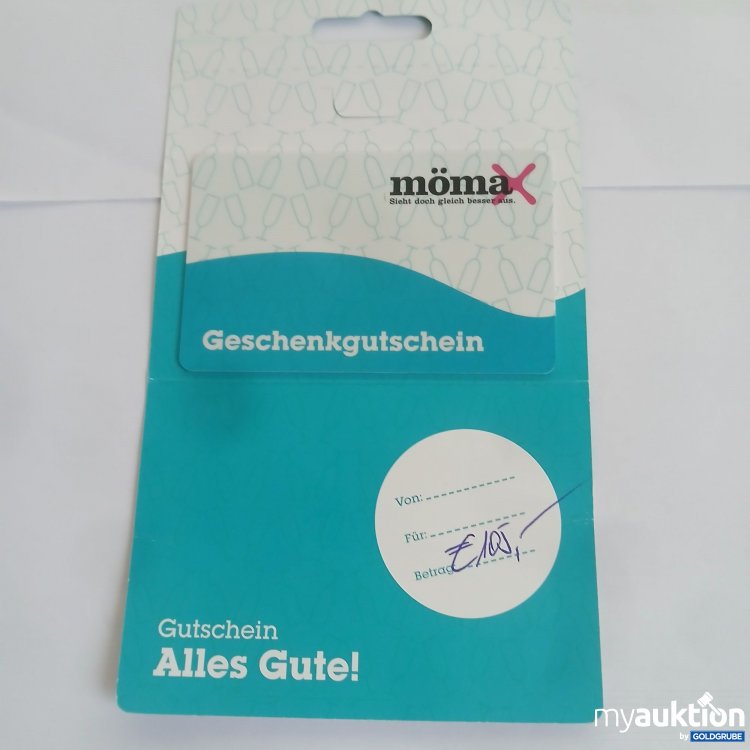 Artikel Nr. 952225: Mömax Gutschein  Wert 105€