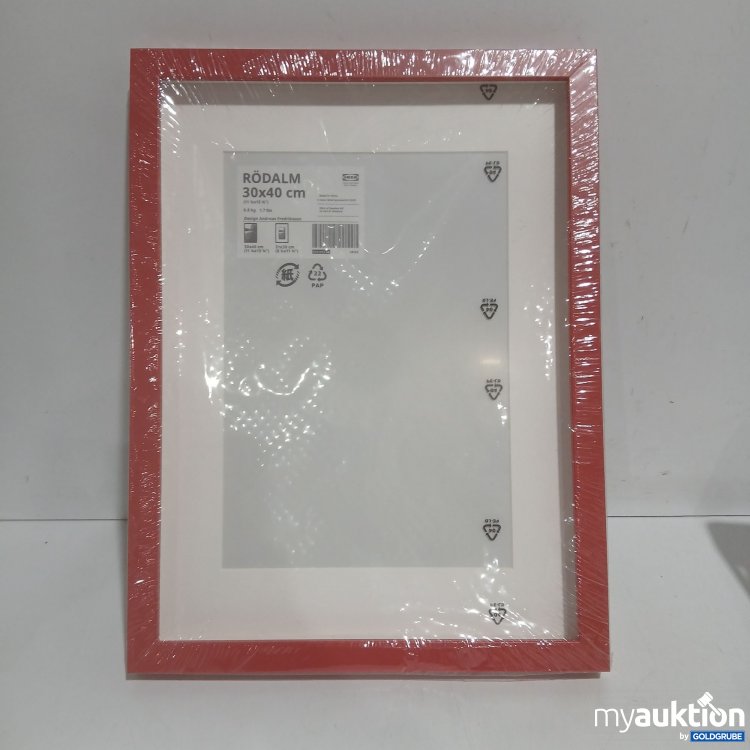 Artikel Nr. 960225: Ikea Bilderrahmen Rödalm rot 30x40cm 