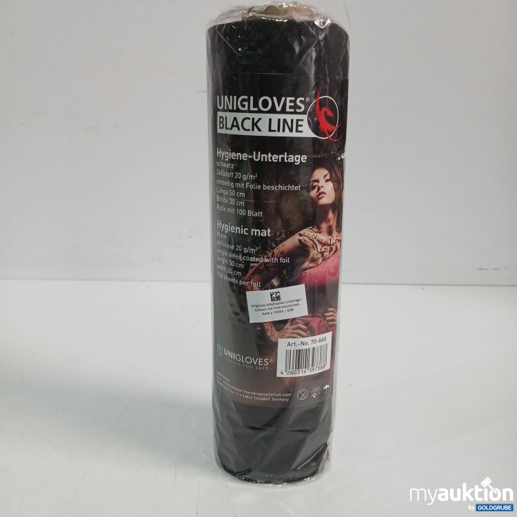 Artikel Nr. 961225: Unigloves Black Line Hygiene Unterlage 50cmx30cm 100Blatt 