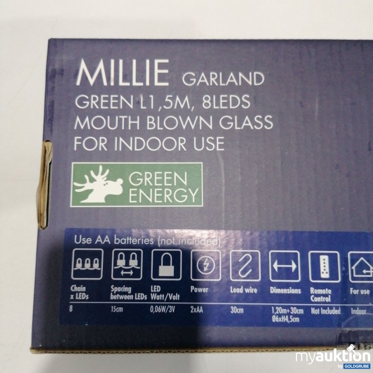 Artikel Nr. 340226 Artikel Nr. 340226: Sirius Millie Garland Green L 1.5 m