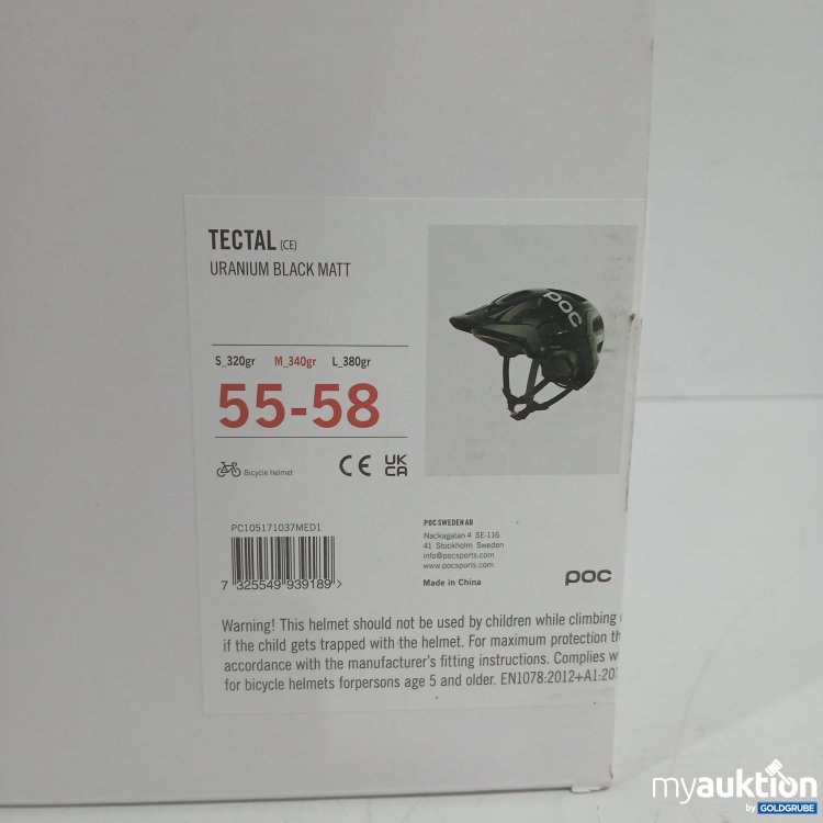 Artikel Nr. 865226: Poc Tectal Uranium Black matt Fahrrad Helm 