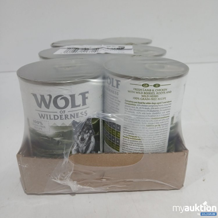 Artikel Nr. 873226: Wolf of Wilderness Hundefutter Lamm Huhn 6x400g