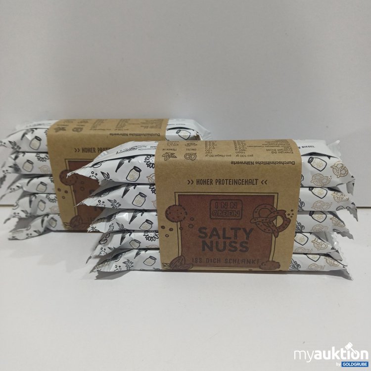 Artikel Nr. 890226: INN GREEN Proteinriegel Salty Nuss 10Stk.