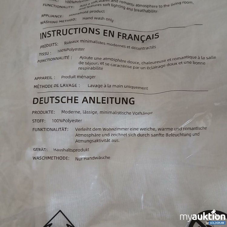 Artikel Nr. 921226: Vorhang 100% Polyester
