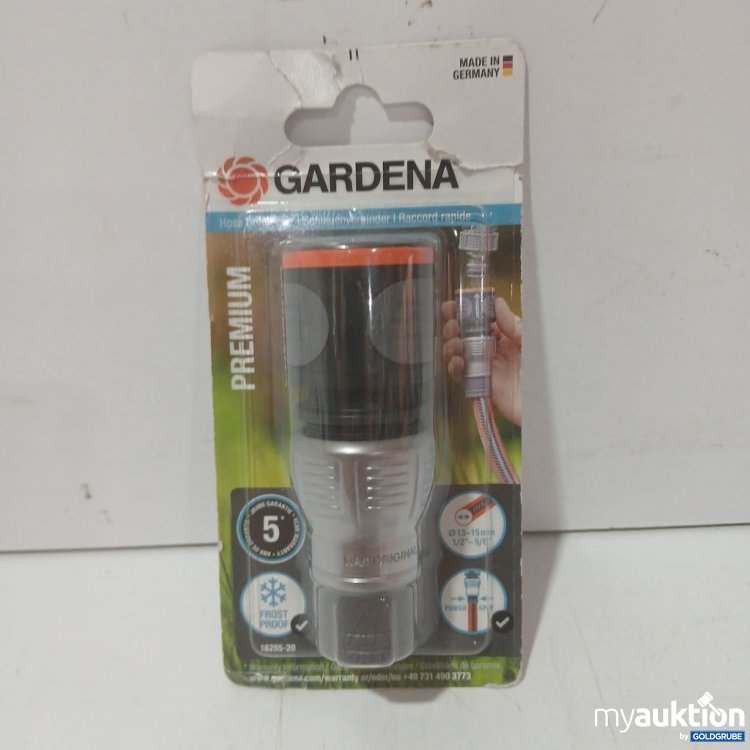 Artikel Nr. 933226: Gardena Premium Schlauchverbinder
Frostsicher, geeignet für Schläuche mit einem Durchmesser von 13-15 mm (1/2