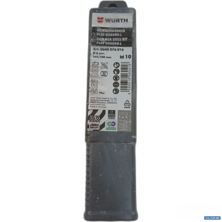 Artikel Nr. 984226 Artikel Nr. 984226: Würth Hammerbohrer Artikel Nummer 0648 076 016