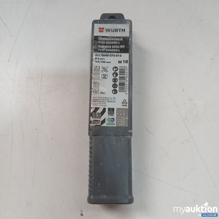Artikel Nr. 984226 Artikel Nr. 984226: Würth Hammerbohrer Artikel Nummer 0648 076 016