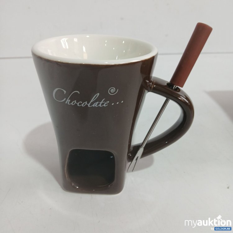 Artikel Nr. 525227: Schokoladen Fondue Becher braun 