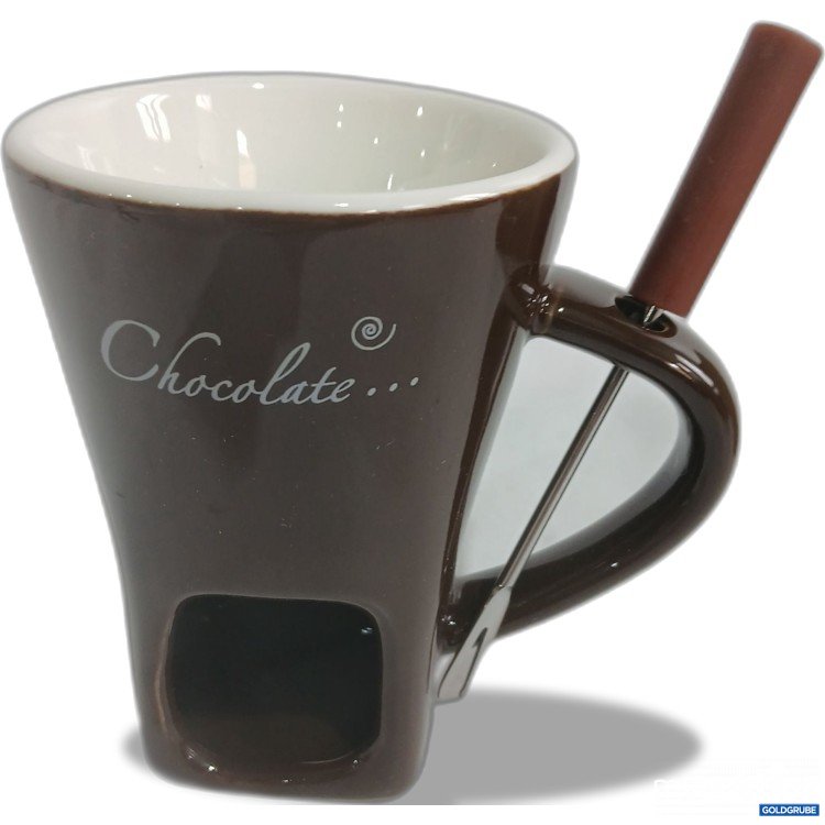 Artikel Nr. 525227: Schokoladen Fondue Becher braun 