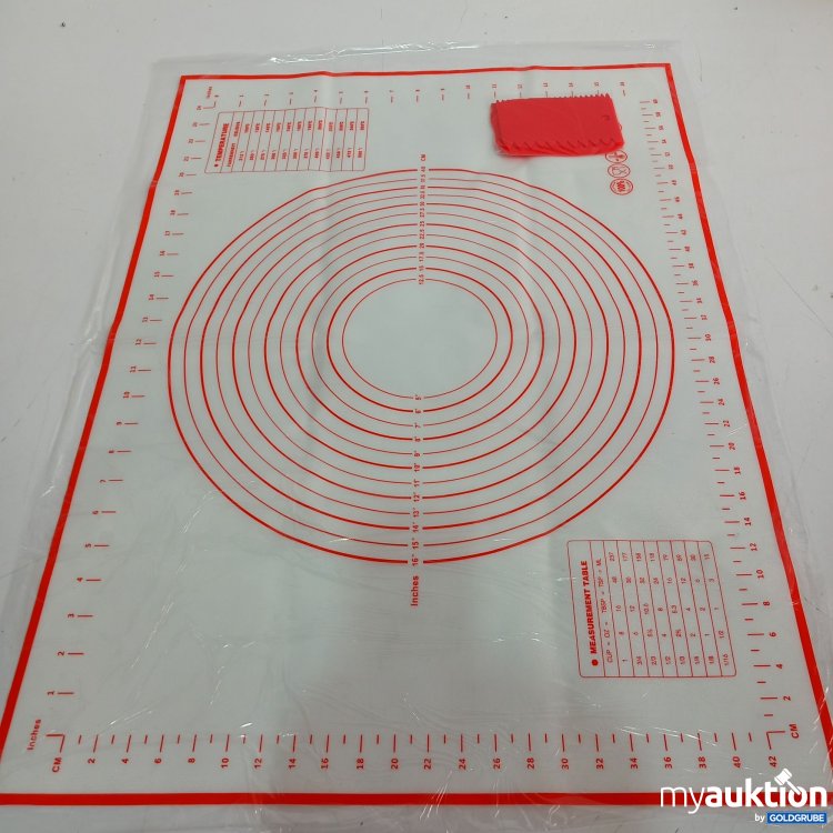 Artikel Nr. 871227: Rote Silikon Backmatte 70x50cm Modell:MD03