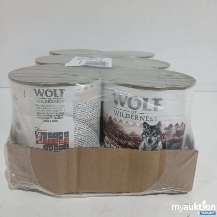 Artikel Nr. 873227 Artikel Nr. 873227: Wolf of Wilderness Hundefutter poultry based Pork Senior 6x800g