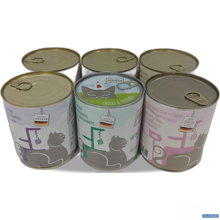 Artikel Nr. 973227: Mjamjam Katzenfutter diverse Sorten 6×800g